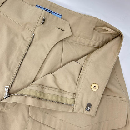 PRADA プラダ 81343 トライアングルロゴ Aライン カーゴスカート スカート