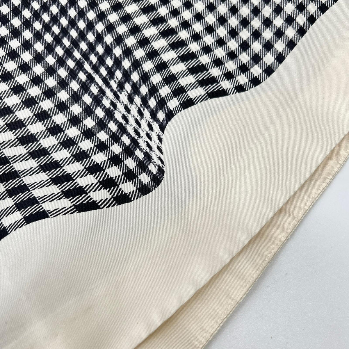 PRADA Prada 230546 silk gingham-check waist-ribbon half-zip dress dress