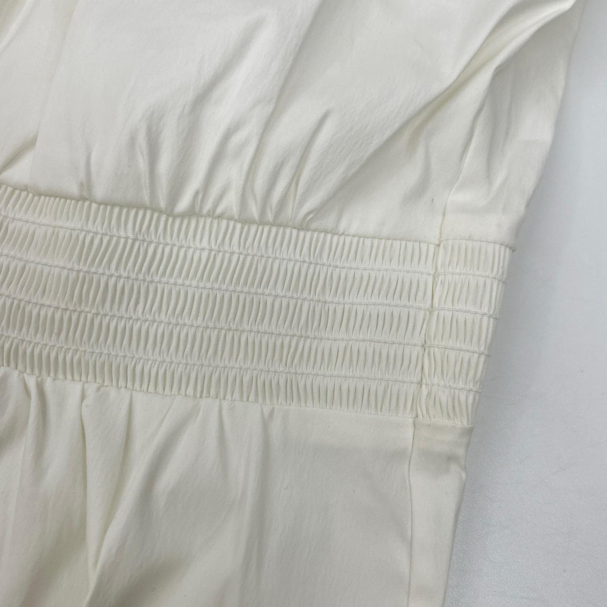 PRADA Prada P9978R white boat-neck ribbed blouse top