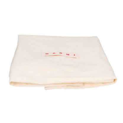MARNI マルニ 【美品】フラワーカフェ ストライプ メッシュ トートバッグ