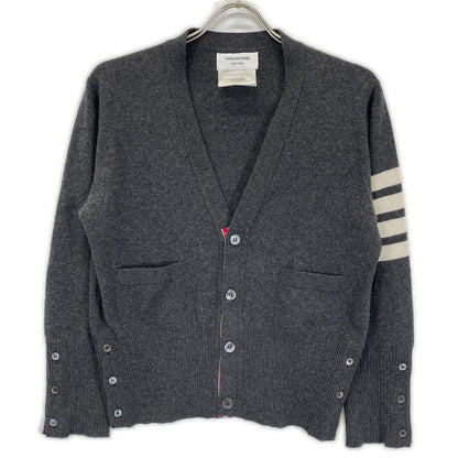 THOM BROWNE トムブラウン 4BAR アームライン ウールニットカーディガン トップス