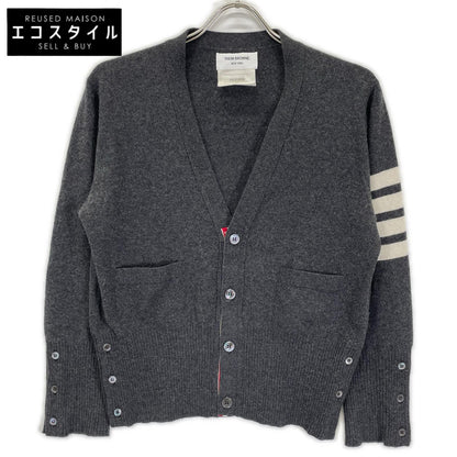 THOM BROWNE トムブラウン 4BAR アームライン ウールニットカーディガン トップス