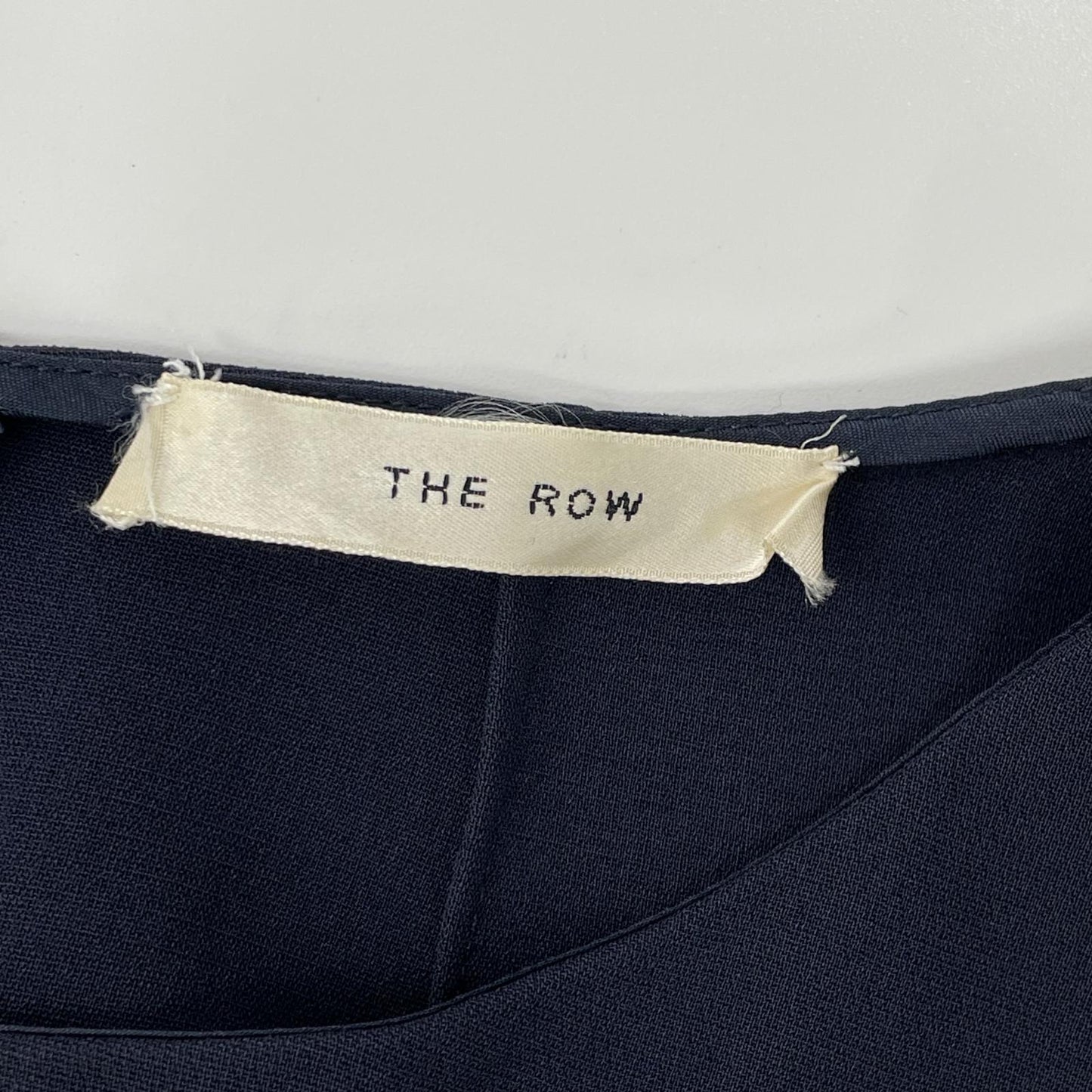 THE ROW ザ ロウ 5576-W1968 Robi ネイビー ハーフスリーブ マキシワンピース ワンピース