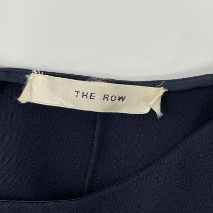 THE ROW ザ ロウ 5576-W1968 Robi ネイビー ハーフスリーブ マキシワンピース ワンピース