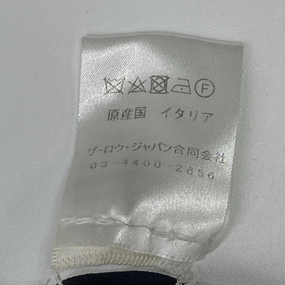 THE ROW ザ ロウ 5576-W1968 Robi ネイビー ハーフスリーブ マキシワンピース ワンピース