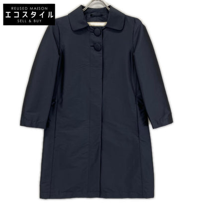 HERNO ヘルノ CA0229D ネイビー ナイロン ステンカラー コート コート
