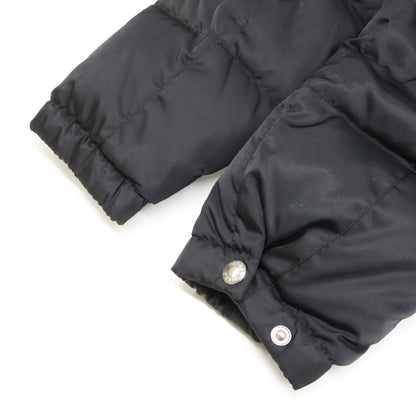 PRADA [Domestic authentic] SGX176 S162 Hooded Down Jacket with Nutria Fur Lining Jacket