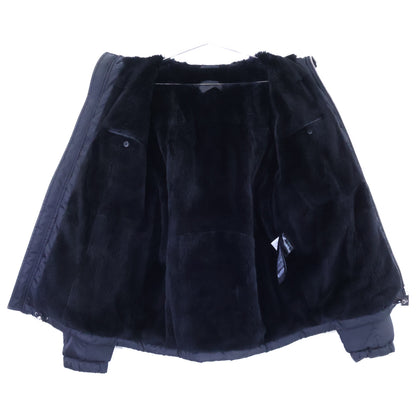 PRADA [Domestic authentic] SGX176 S162 Hooded Down Jacket with Nutria Fur Lining Jacket