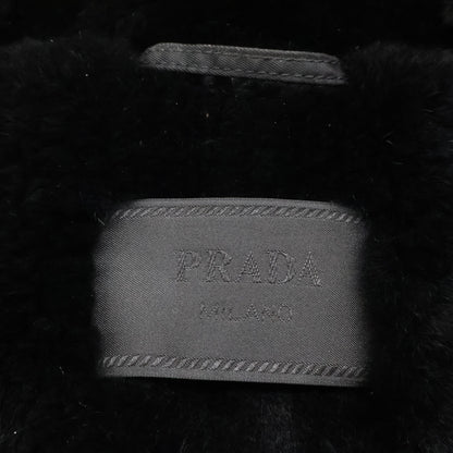 PRADA [Domestic authentic] SGX176 S162 Hooded Down Jacket with Nutria Fur Lining Jacket
