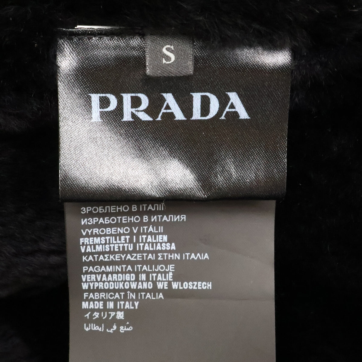 PRADA [Domestic authentic] SGX176 S162 Hooded Down Jacket with Nutria Fur Lining Jacket
