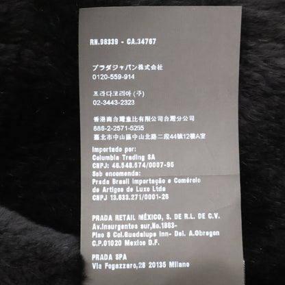 PRADA [Domestic authentic] SGX176 S162 Hooded Down Jacket with Nutria Fur Lining Jacket