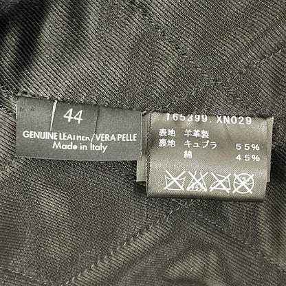 GUCCI グッチ 165399 XN029 ブラック ラムレザー ライダースベスト ベスト