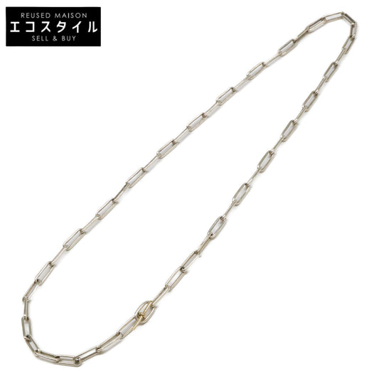 GIGI 1141347007 SV925 x K18 ARTEMIS Boned Chain Necklace