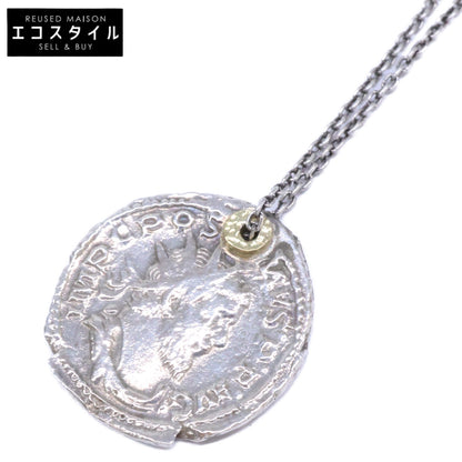 GIGI ジジ 【美品】A20010 925 K18 ARTEMIS Roman coin necklace ANTONINIANO コイン ネックレス