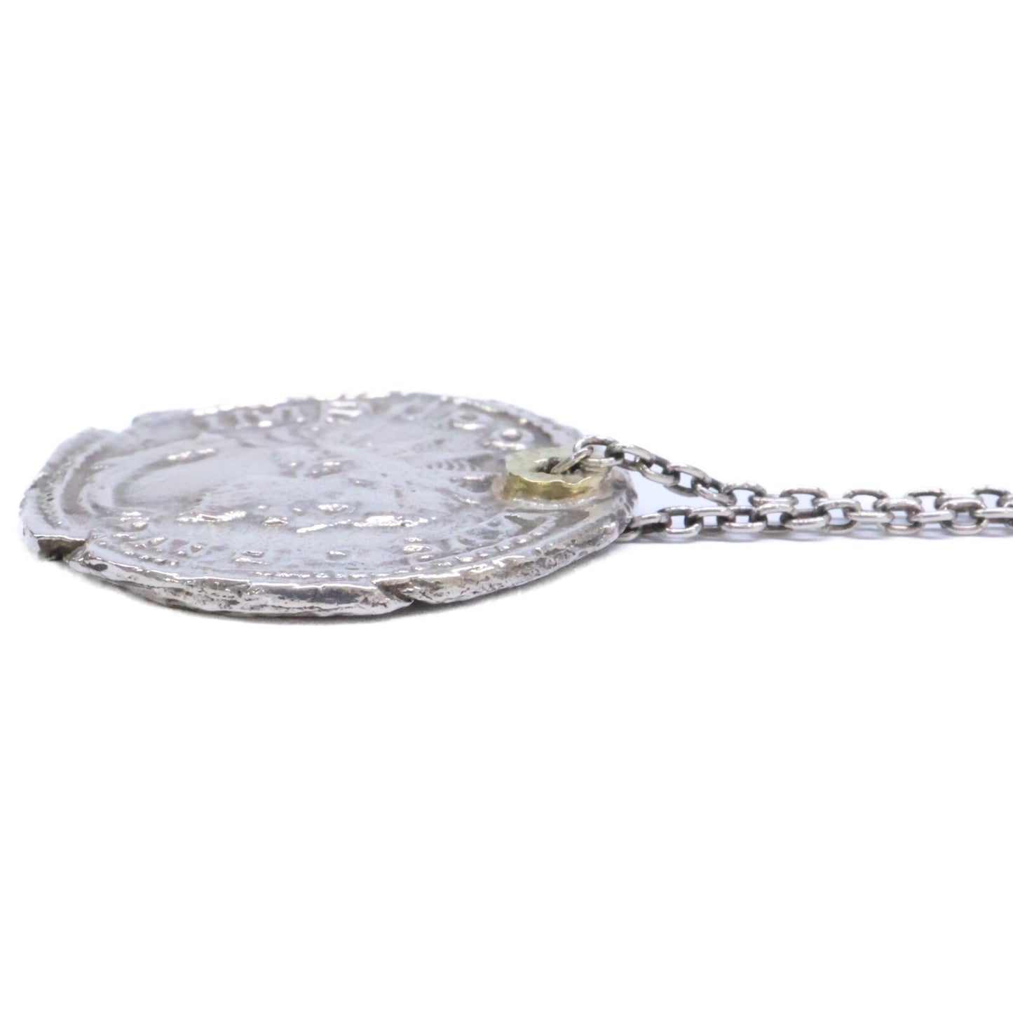 GIGI ジジ 【美品】A20010 925 K18 ARTEMIS Roman coin necklace ANTONINIANO コイン ネックレス