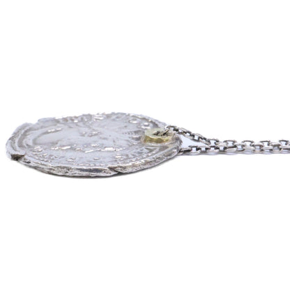 GIGI ジジ 【美品】A20010 925 K18 ARTEMIS Roman coin necklace ANTONINIANO コイン ネックレス