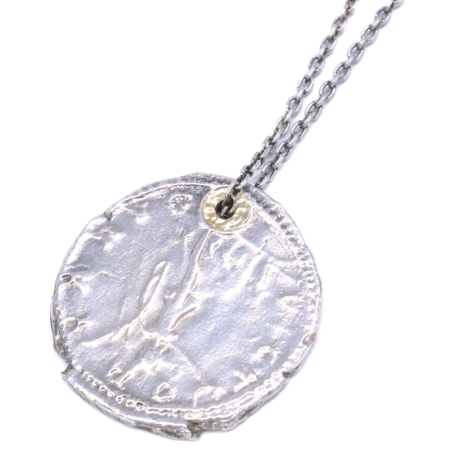 GIGI ジジ 【美品】A20010 925 K18 ARTEMIS Roman coin necklace ANTONINIANO コイン ネックレス