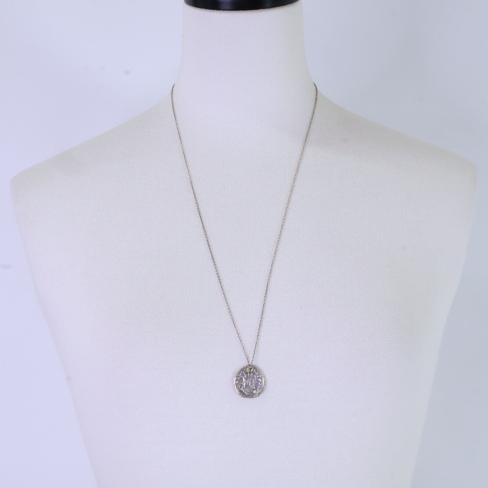 GIGI ジジ 【美品】A20010 925 K18 ARTEMIS Roman coin necklace ANTONINIANO コイン ネックレス
