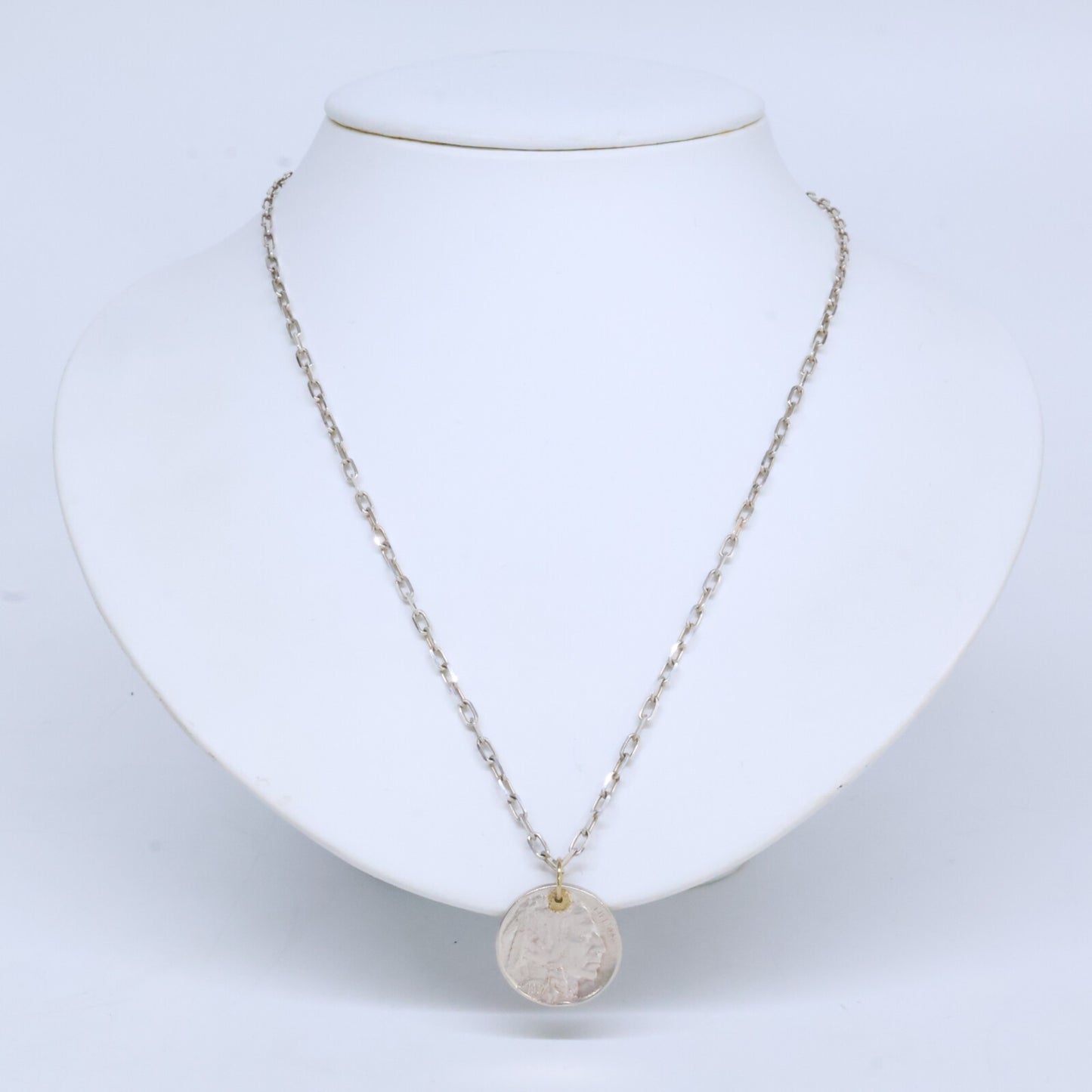 GIGI ジジ 【美品】925 K18 ARTEMIS / Native coin necklace ネイティブコイン ネックレス