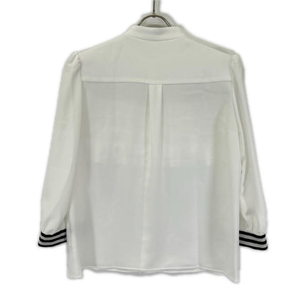 BORDERS at BALCONY ボーダーズアットバルコニー BD2311-3C-06 FRILL GEORGETTE BLOUSE ブラウス トップス