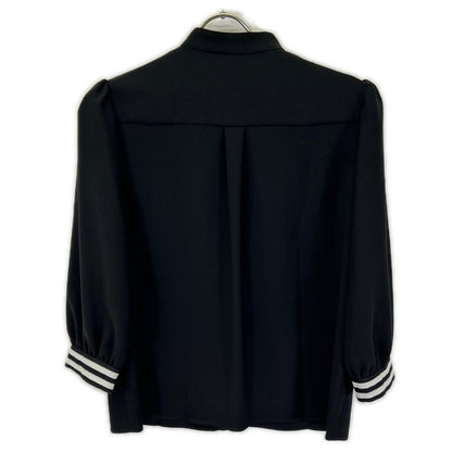 BORDERS at BALCONY ボーダーズアットバルコニー BD2311-3C-06 FRILL GEORGETTE BLOUSE ブラウス トップス