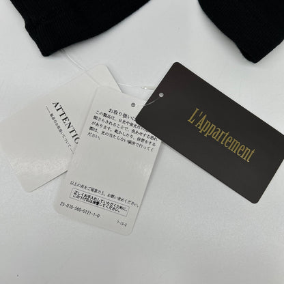 L'Appartement アパルトモン 25-070-560 ベアテレコタンク ブラック トップス