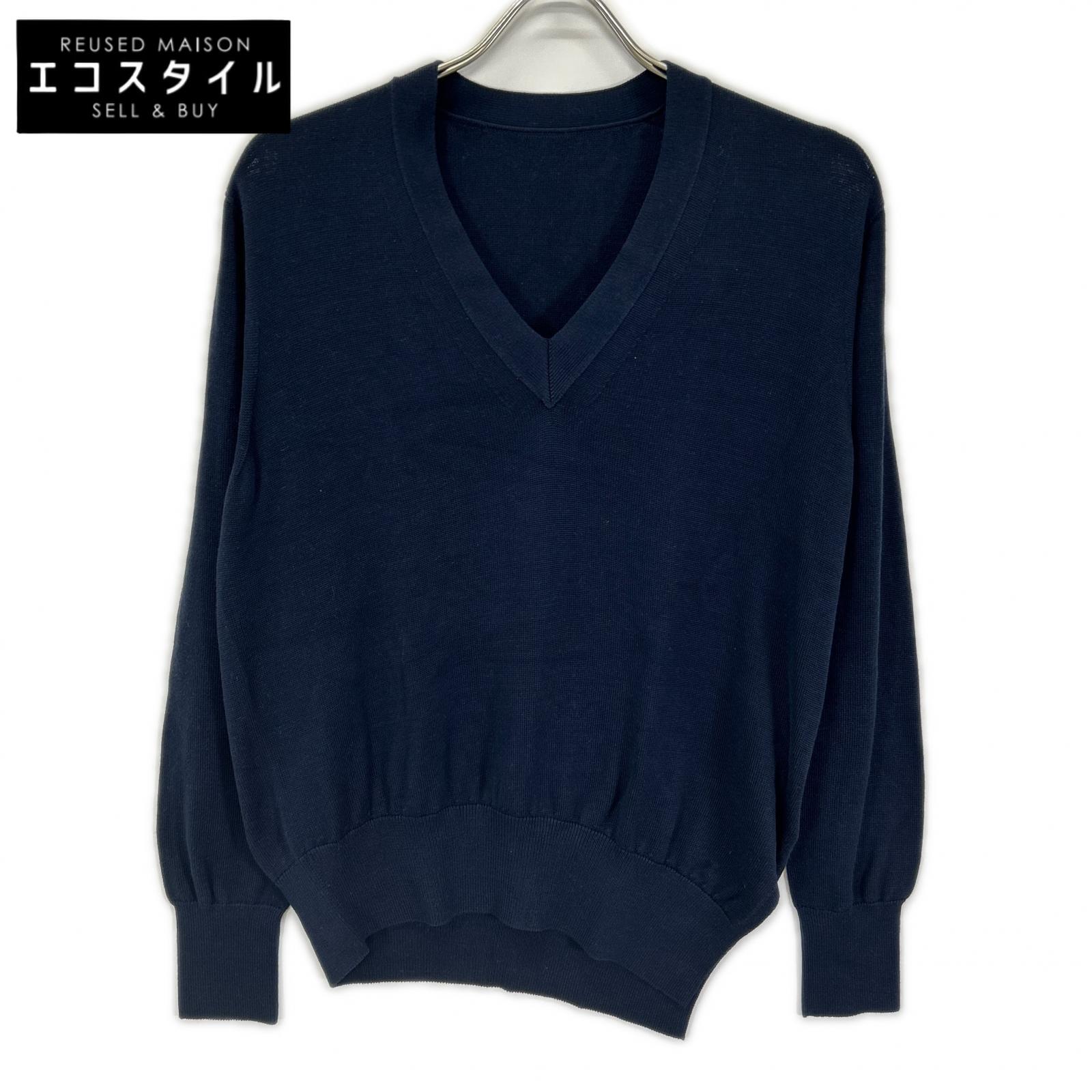 Deuxieme Classe ドゥーズィエムクラス 25-080-500-4040 SOIE Vネック プルオーバーニット トップス