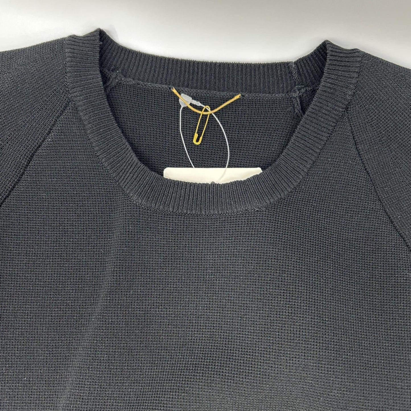 Deuxieme Classe ドゥーズィエムクラス 26-080-560-7130 ブラック 2WAY スリーブ ニット トップス