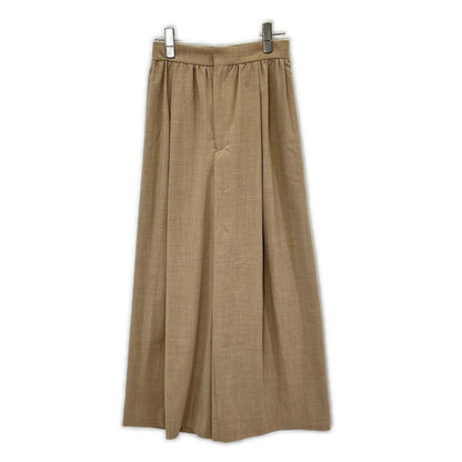 DRAWER ドゥロワー 6514-236-1362 ベージュ サマーウールタックワイドパンツ ボトムス