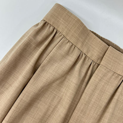 DRAWER ドゥロワー 6514-236-1362 ベージュ サマーウールタックワイドパンツ ボトムス