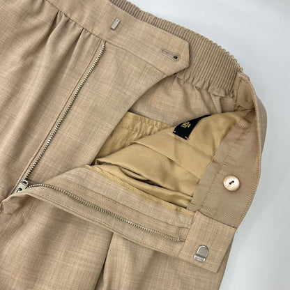 DRAWER ドゥロワー 6514-236-1362 ベージュ サマーウールタックワイドパンツ ボトムス