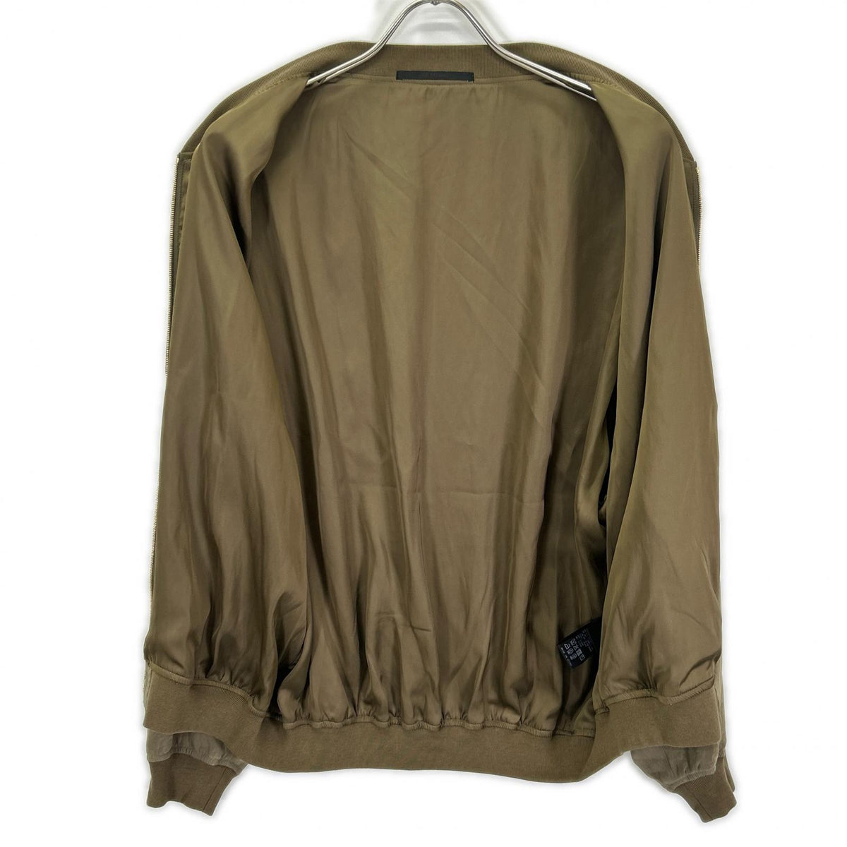 AP STUDIO AP Studio 25-010-586-2520 suede-like satin blouson jacket