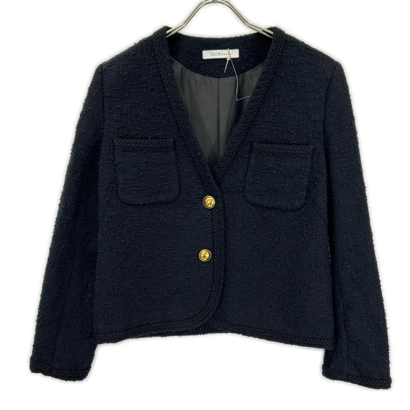 col pierrot コルピエロ 24-010-560-5007 Original Yarn Tweed ツイードジャケット ジャケット