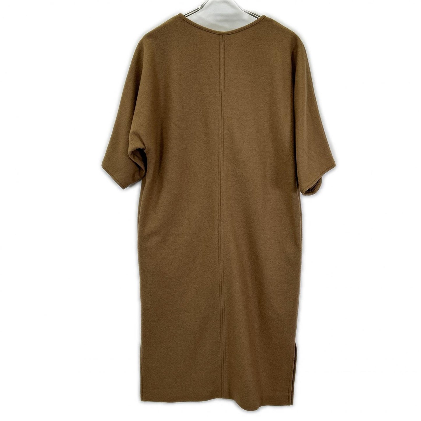 Whim Gazette ウィムガゼット WG17D0093090100 キャメル ウールキーネックワンピース ワンピース