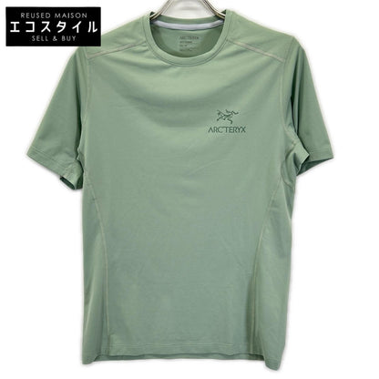 ARC'TERYX アークテリクス MOTUS CREW ARCWORD SS M グリーン バックロゴTシャツ トップス