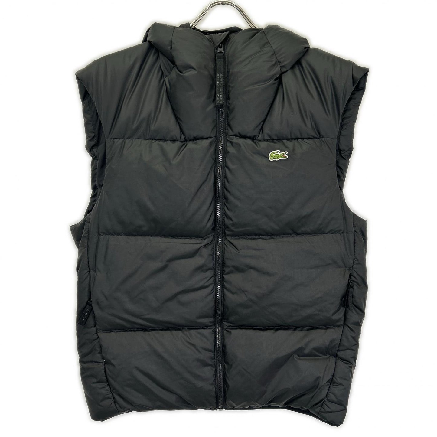Lacoste ラコステ BH2895 ブラック バックステッチ ダウンベスト ベスト