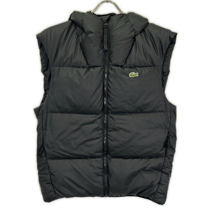 Lacoste ラコステ BH2895 ブラック バックステッチ ダウンベスト ベスト