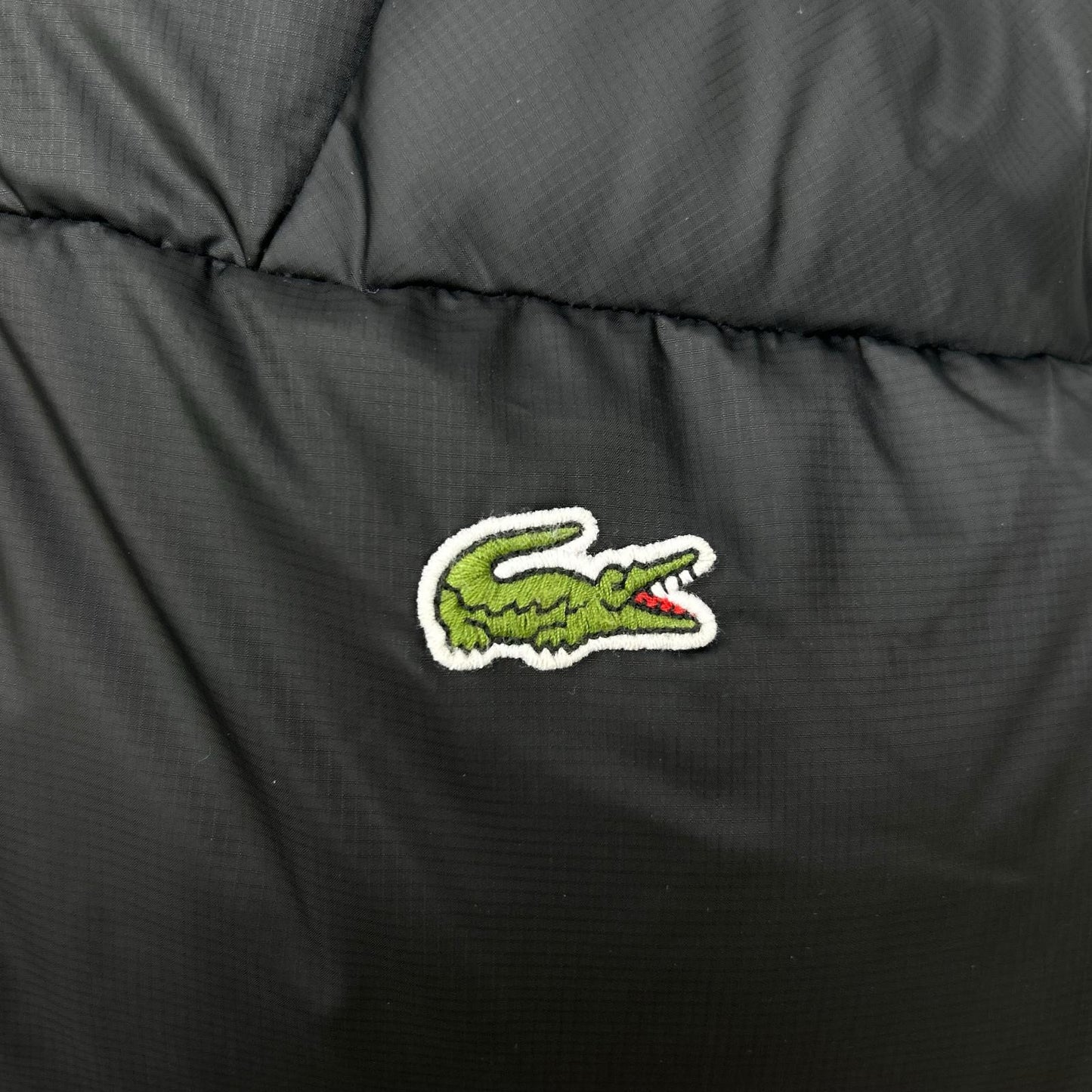 Lacoste ラコステ BH2895 ブラック バックステッチ ダウンベスト ベスト