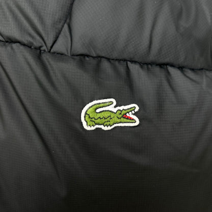 Lacoste ラコステ BH2895 ブラック バックステッチ ダウンベスト ベスト