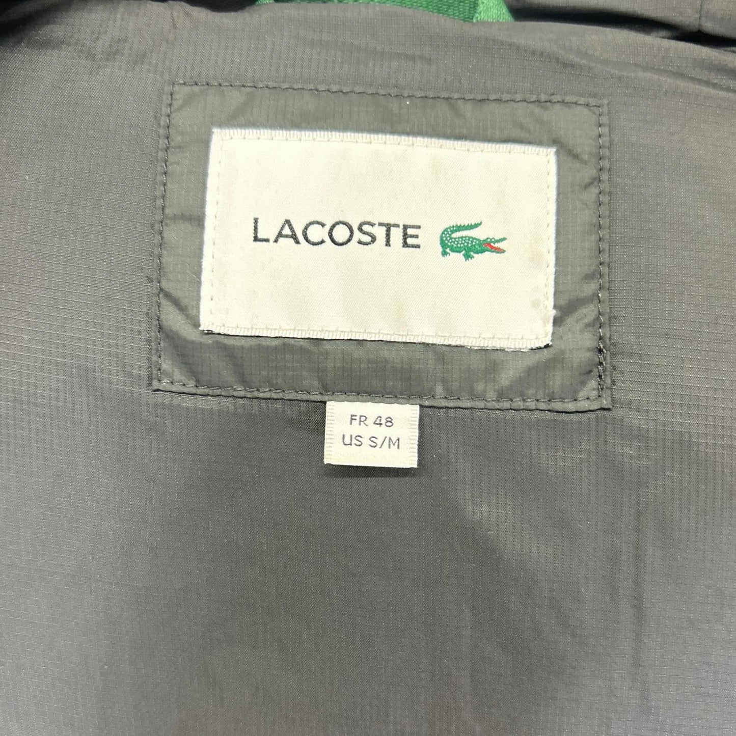 Lacoste ラコステ BH2895 ブラック バックステッチ ダウンベスト ベスト