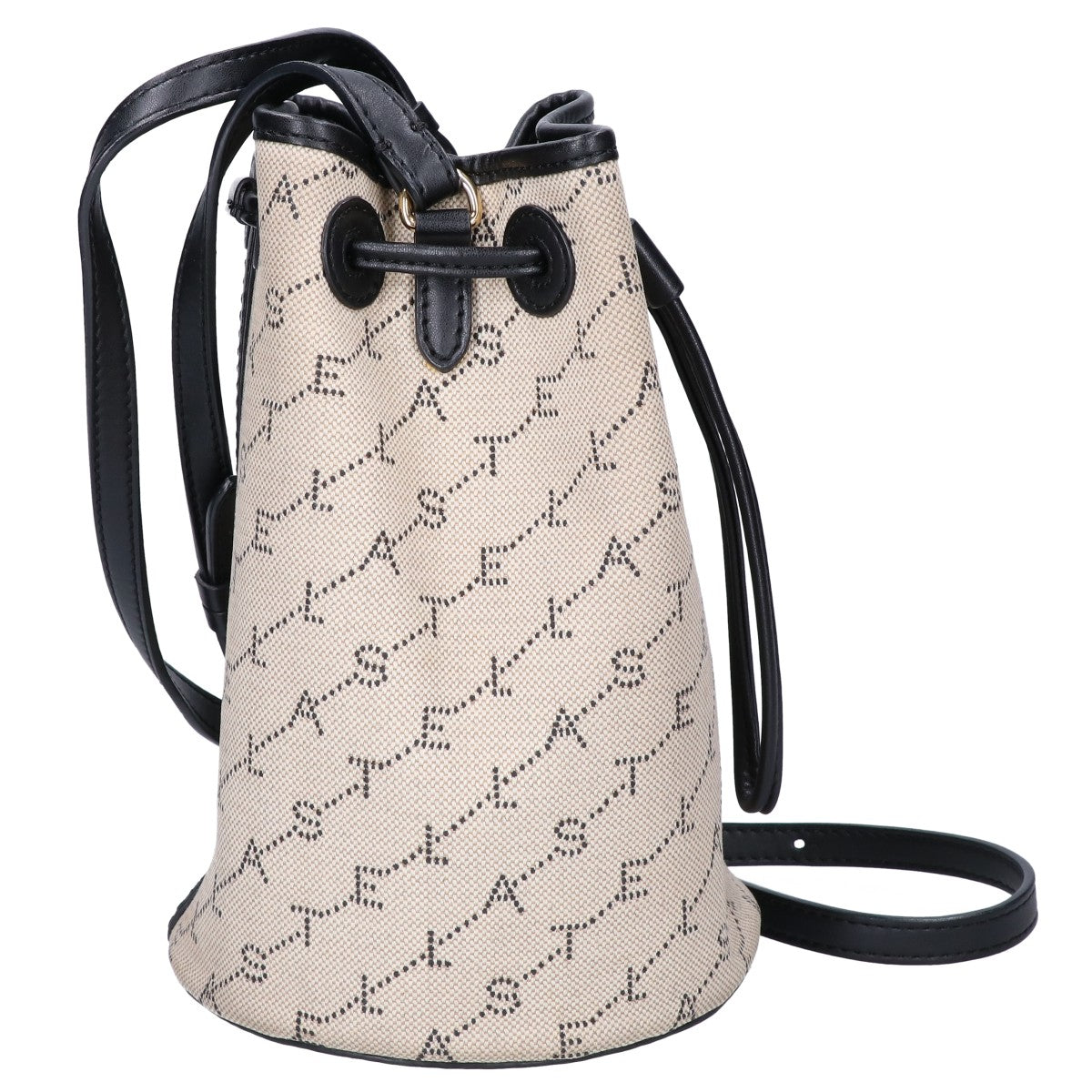 STELLA McCARTNEY ステラマッカートニー 557917 W8437 モノグラムキャンバス/エコレザー バケット ショルダーバッグ