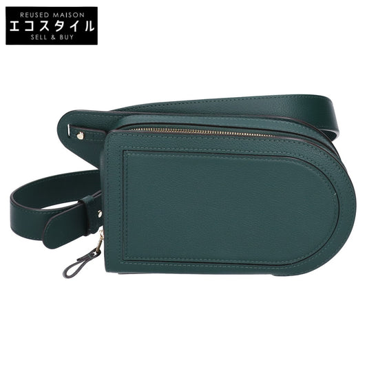 DELVAUX デルヴォー 新品同様 PIN CITY パン シティ シグネチャーD グレインカーフレザー クロスボディバッグ ショルダーバッグ
