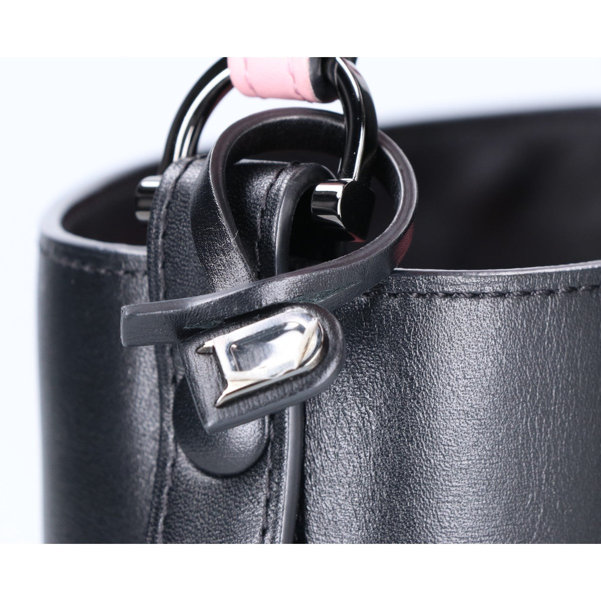DELVAUX デルヴォー 美品 PIN MINI パン ミニ バケット ハンドバッグ