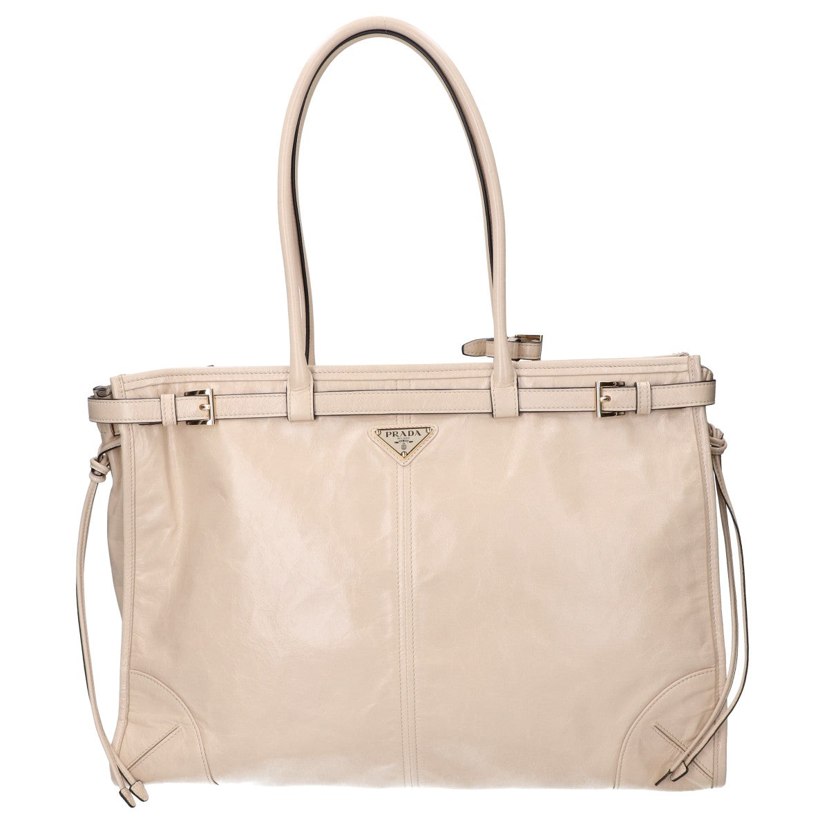 PRADA プラダ 1BA439 ボニー エクストララージ ナッパレザーハンドバッグ ストラップ ハンドバッグ