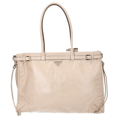 PRADA プラダ 1BA439 ボニー エクストララージ ナッパレザーハンドバッグ ストラップ ハンドバッグ
