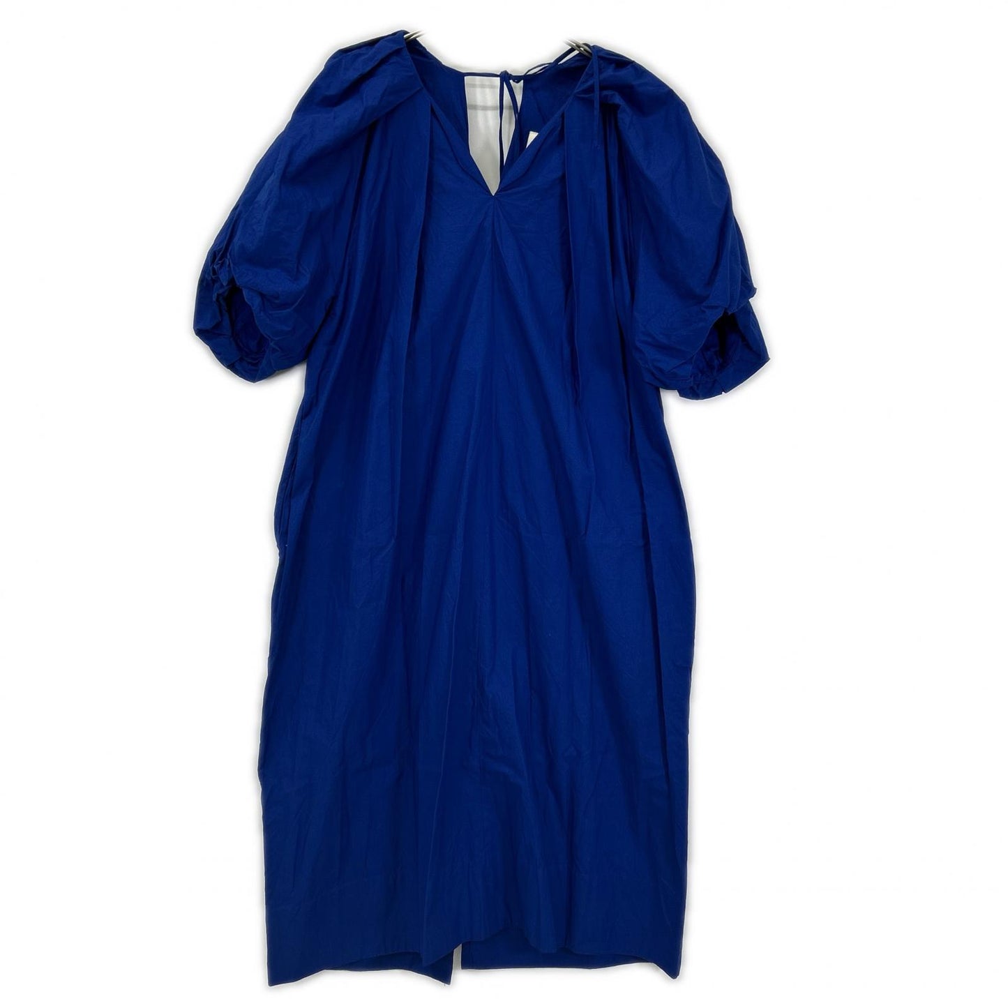 SAYAKADAVIS サヤカデイヴィス SIDR-301-OCP Tucked Dress ブルー コクーン マキシワンピース ワンピース