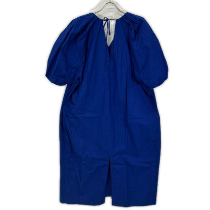 SAYAKADAVIS サヤカデイヴィス SIDR-301-OCP Tucked Dress ブルー コクーン マキシワンピース ワンピース