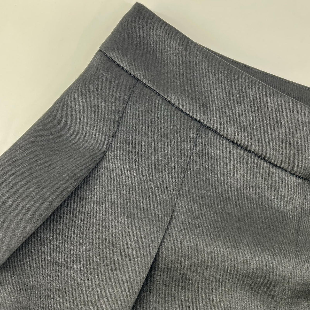 Akiko Ogawa アキコオガワ 233-14007 Black Pleated Wide Trousers Bottoms