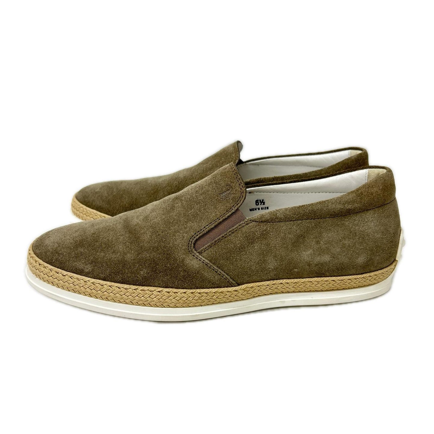 TOD'S トッズ パネル スエードレザースリッポンシューズ シューズ