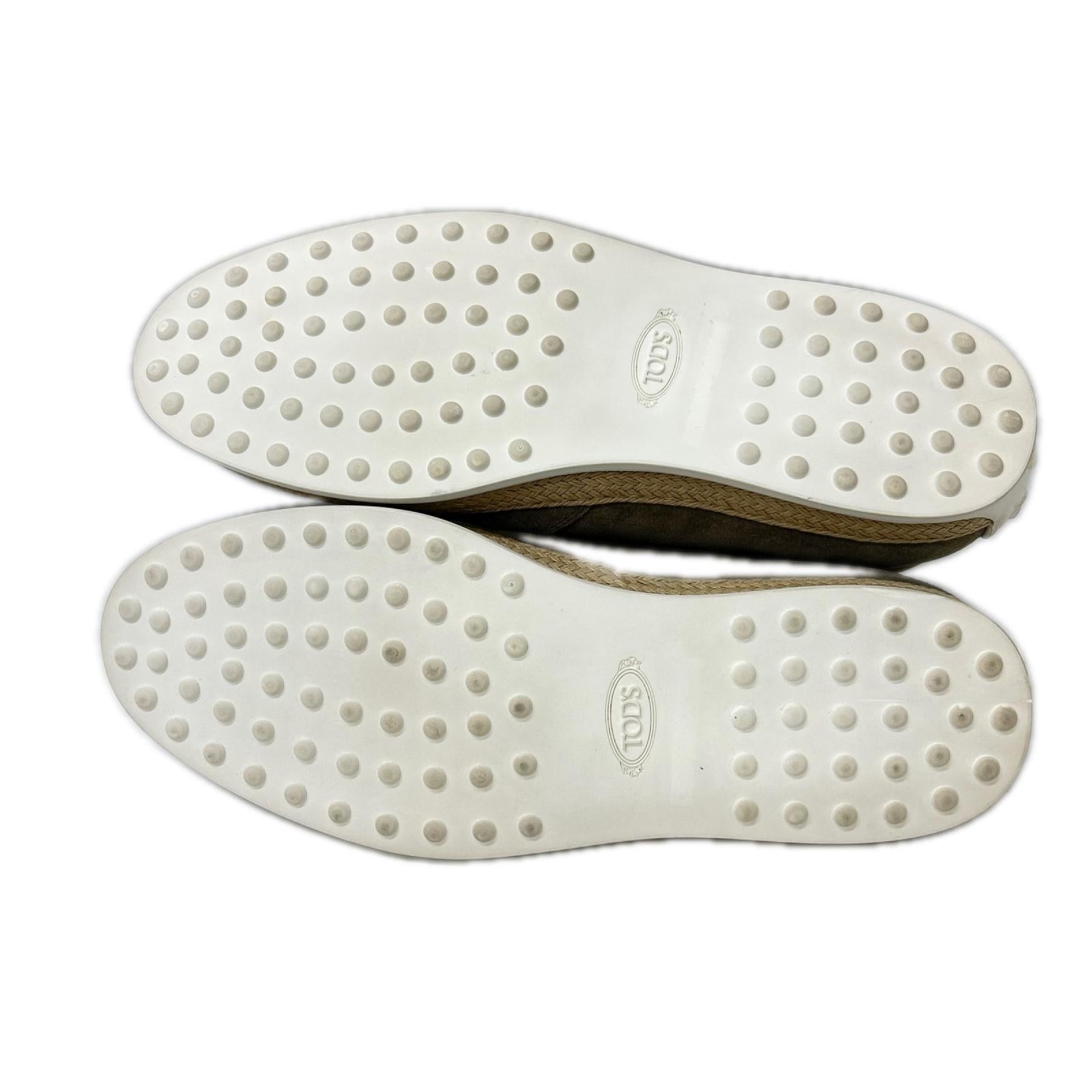 TOD'S トッズ パネル スエードレザースリッポンシューズ シューズ